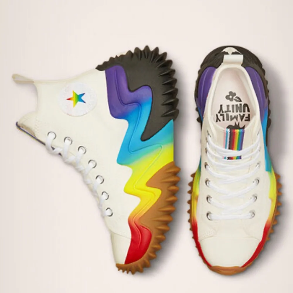 CONVERSE Run Star Motion CX Platform Pride- AUTHENTIC!